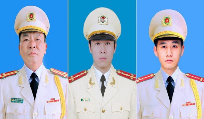 Phân luồng giao thông phục vụ Lễ tang ba liệt sĩ Công an nhân dân