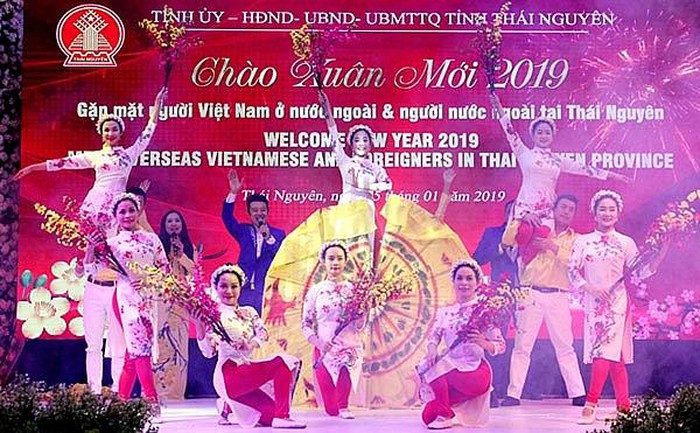 Gặp mặt kiều bào và người nước ngoài tại Thái Nguyên Xuân Canh Tý