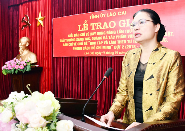 Lào Cai 56 tác phẩm đoạt giải báo chí về xây dựng Đảng