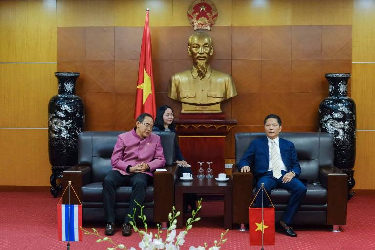 Đại sứ Thái Lan tại Việt Nam Tanee Sangrat làm việc với Bộ Công Thương