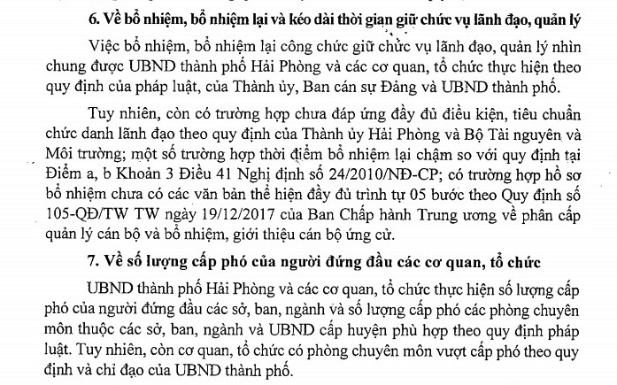 Công bố kết luận thanh tra về tuyển dụng, quản lý công chức của thành phố Hải Phòng