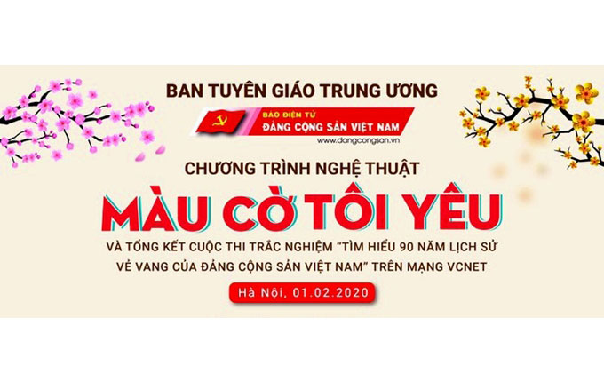 Tưng bừng đón Xuân cùng chương trình nghệ thuật “Màu cờ tôi yêu”
