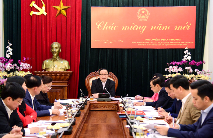 Hà Nội khẩn trương bắt tay vào công việc, đặc biệt chú ý phòng chống dịch bệnh Corona