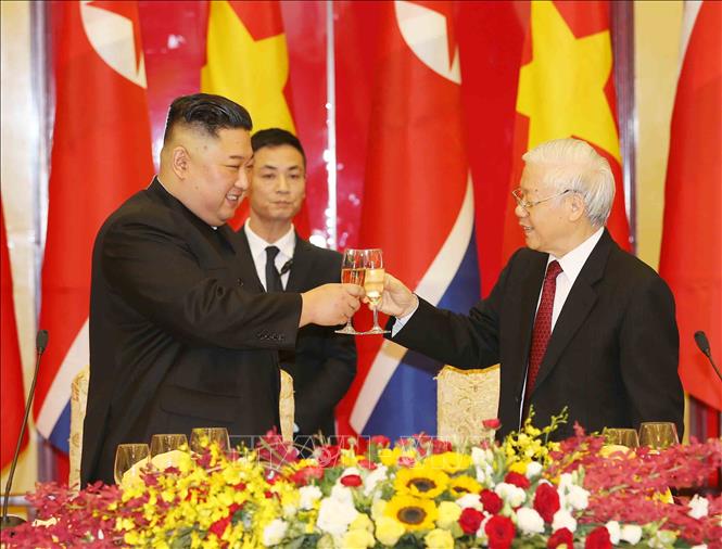 Điện mừng kỷ niệm 70 năm thiết lập quan hệ ngoại giao Việt Nam - Triều Tiên