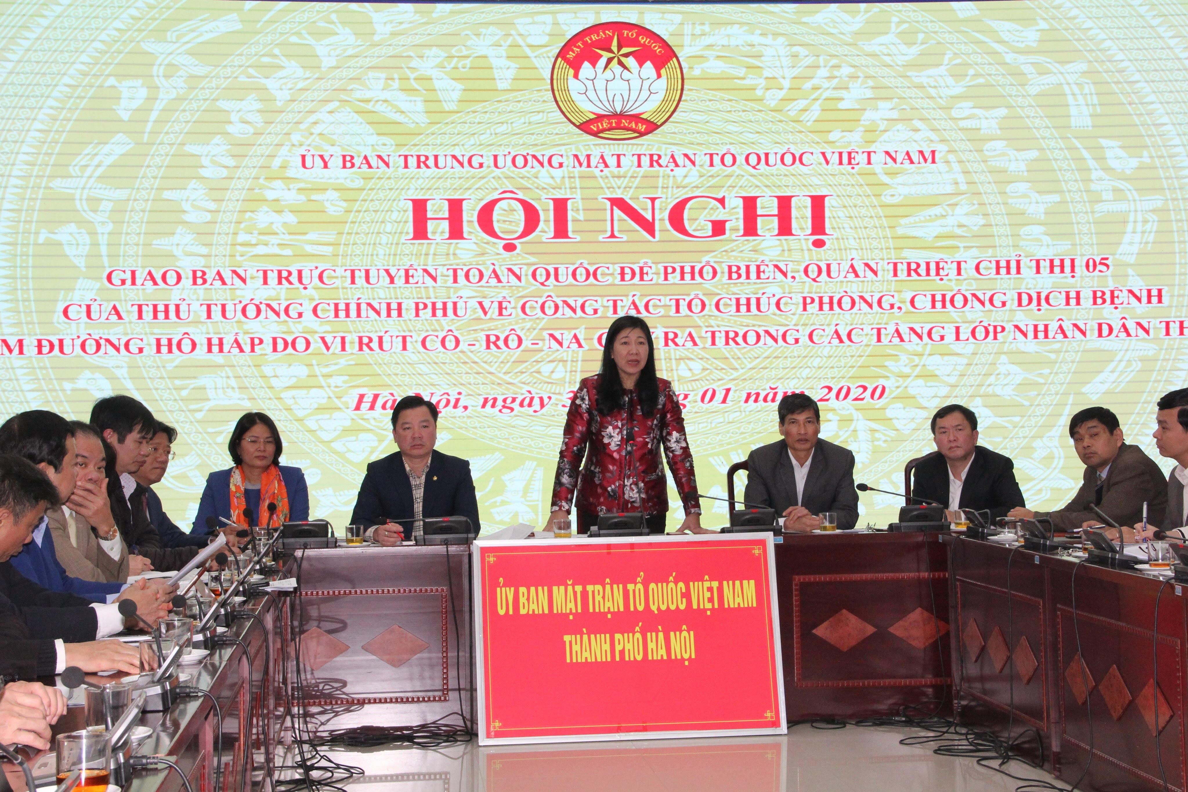 Thường trực Thành ủy Hà Nội chỉ đạo kiểm soát không để dịch corona lây lan