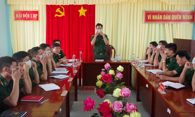 BĐBP Sóc Trăng kiểm tra công tác phòng, chống dịch viêm phổi virus Corona