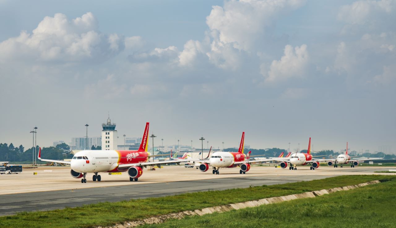 Các đường bay đi và đến Đài Loan Trung Quốc và Hồng Kông Trung Quốc của Vietjet khai thác bình thường