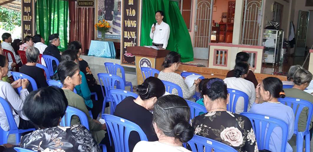 Châu Thành Đưa chính sách bảo hiểm đến đồng bào tôn giáo