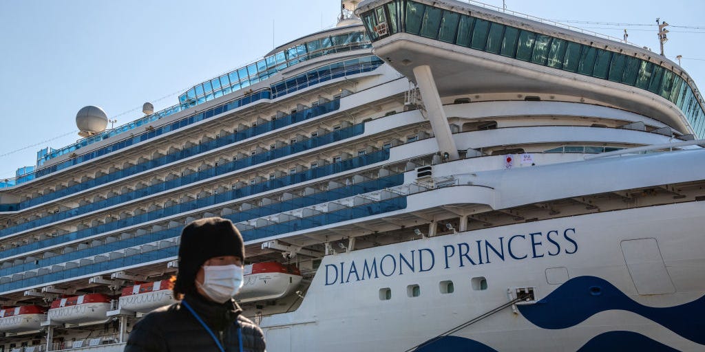 Số ca nhiễm virus Corona trên du thuyền Diamond Princess tăng lên 175 người