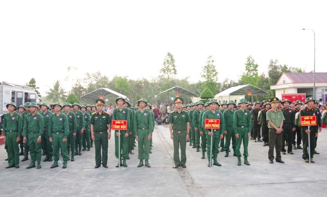 Sóc Trăng giao quân đạt 100 chỉ tiêu năm 2020