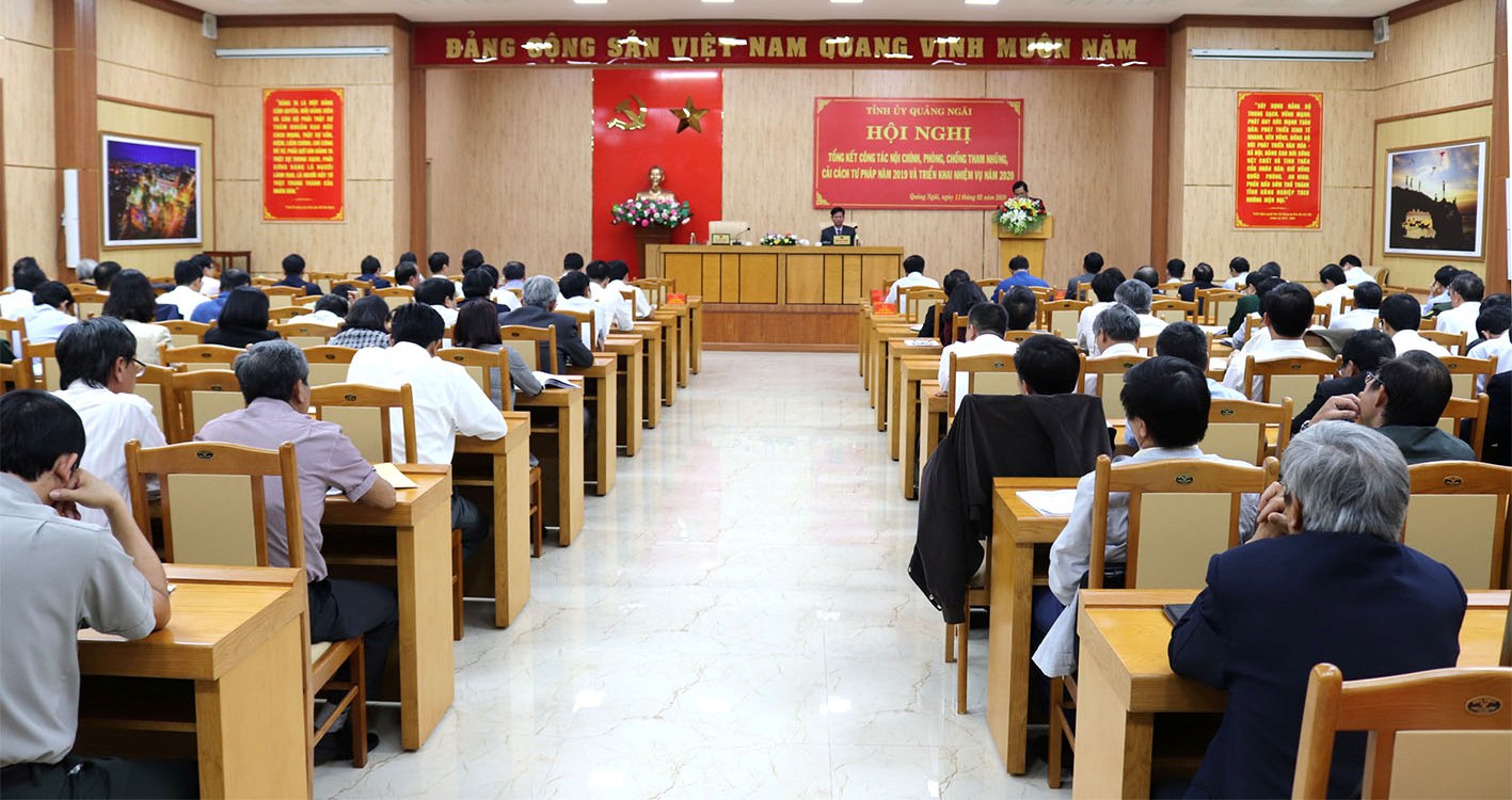 Tiếp tục triển khai có hiệu quả công tác phòng chống tham nhũng, cải cách tư pháp