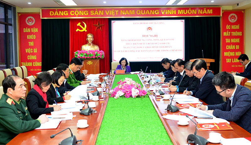 Nâng cao hiệu quả công tác dân vận, phát huy quyền làm chủ của nhân dân