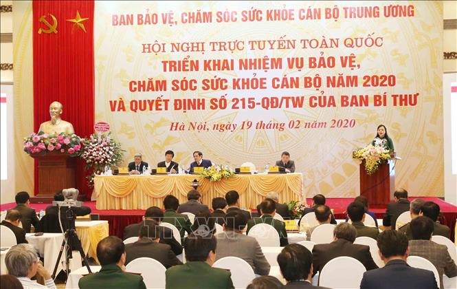 Triển khai nhiệm vụ bảo vệ, chăm sóc sức khỏe cán bộ năm 2020