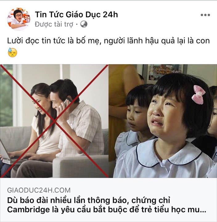 Chứng chỉ tiếng Anh Cambridge có phải là điều kiện bắt buộc để vào THCS