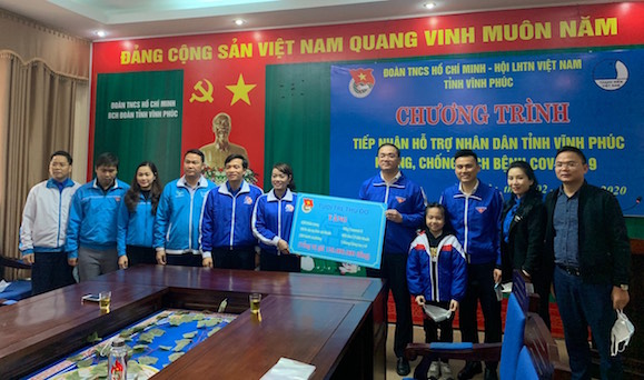 Tuổi trẻ Thủ đô đồng hành cùng tuổi trẻ Vĩnh Phúc phòng chống dịch