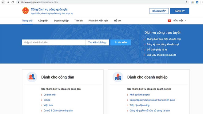 Cung cấp DVC trực tuyến liên thông đăng ký khai sinh, thường trú, cấp BHYT