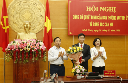 Tỉnh ủy Ninh Bình có Tân Chánh Văn phòng
