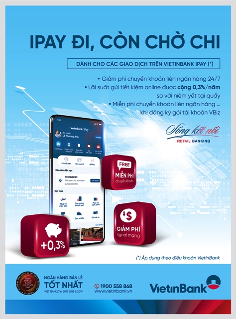 VietinBank triển khai chương trình siêu ưu đãi khi giao dịch trực tuyến