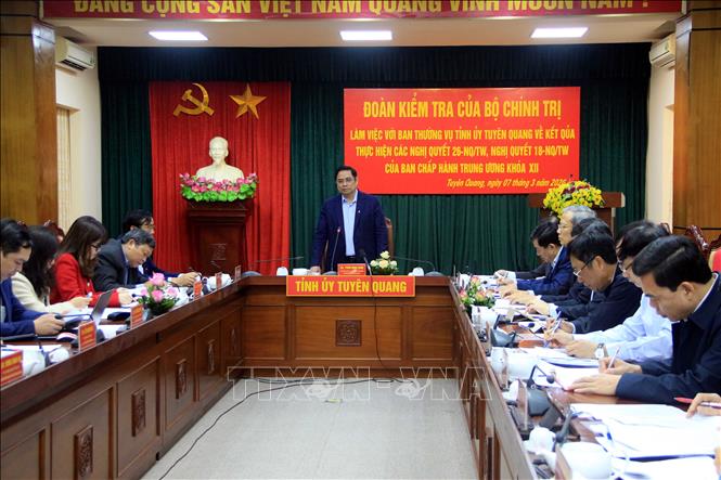 Tuyên Quang Tiếp tục đổi mới thực hiện có hiệu quả các Nghị quyết của Đảng