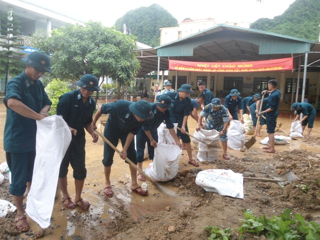 Thắm tình quân dân trong xây dựng nông thôn mới