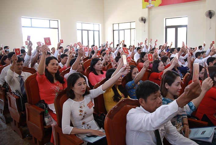 Hà Tĩnh Hoàn thành 3 đại hội điểm cấp cơ sở trực tiếp Bí thư Đảng ủy