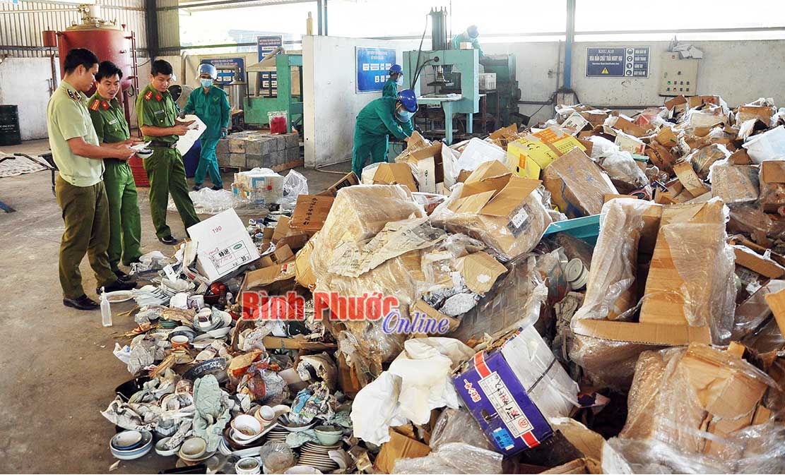 Bình Phước Tiêu hủy 10 tấn hàng hóa vi phạm hành chính