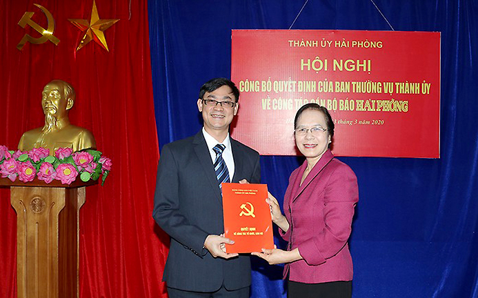 Bổ nhiệm chức Tổng Biên tập báo Hải Phòng