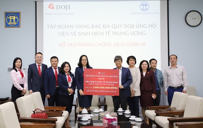 Tập đoàn DOJI chung tay đẩy lùi dịch Covid-19
