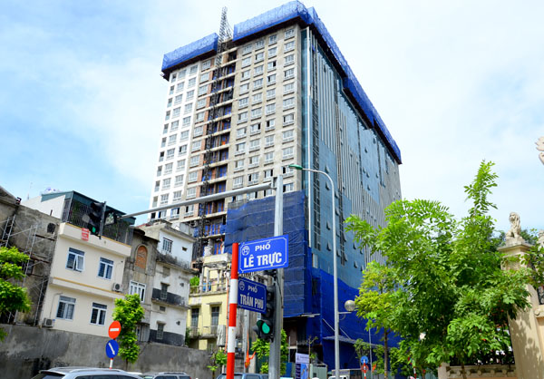 Hà Nội Xử lý dứt điểm sai phạm tại công trình số 8B Lê Trực