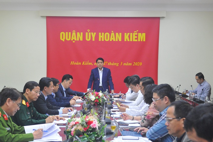 Hà Nội Kiểm tra công tác phòng, chống dịch Covid-19 tại hai quận Hoàn Kiếm, Ba Đình