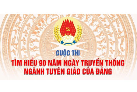 Từ 10h, hôm nay, bắt đầu Cuộc thi tuần thứ nhất tìm hiểu truyền thống ngành Tuyên giáo