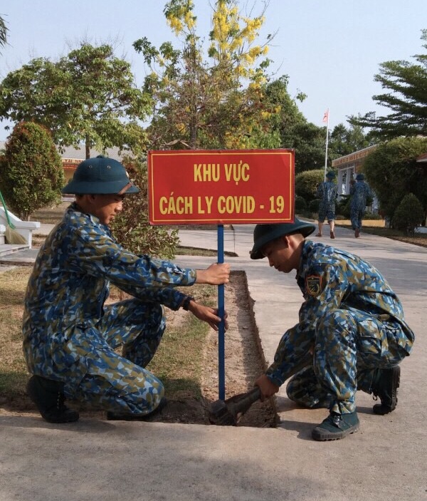 Sư đoàn 367 sẵn sàng hai điểm tiếp nhận cách ly, phòng chống dịch covid 19