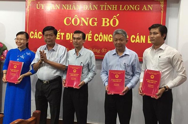 Công bố bổ nhiệm Giám đốc Sở Tư pháp Long An