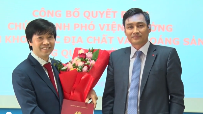 Bổ nhiệm Phó Viện trưởng Viện Khoa học Địa chất và Khoáng sản