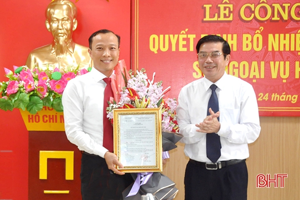 Hà Tĩnh có tân Giám đốc Sở Ngoại vụ