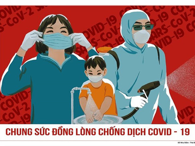 14 mẫu tranh cổ động tuyên truyền phòng, chống dịch COVID-19 tại các địa phương