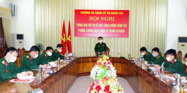 Sư đoàn 324 tăng cường công tác phòng, chống dịch COVID-19