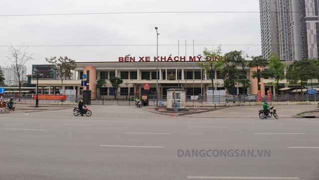 Hà Nội Các bến xe nghiêm túc thực hiện Chỉ thị 16 CT-TTg