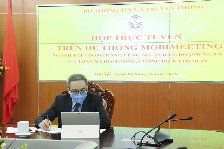 Toàn ngành Thông tin và Truyền thông cam kết đồng hành cùng người dân, doanh nghiệp phòng, chống dịch COVID-19
