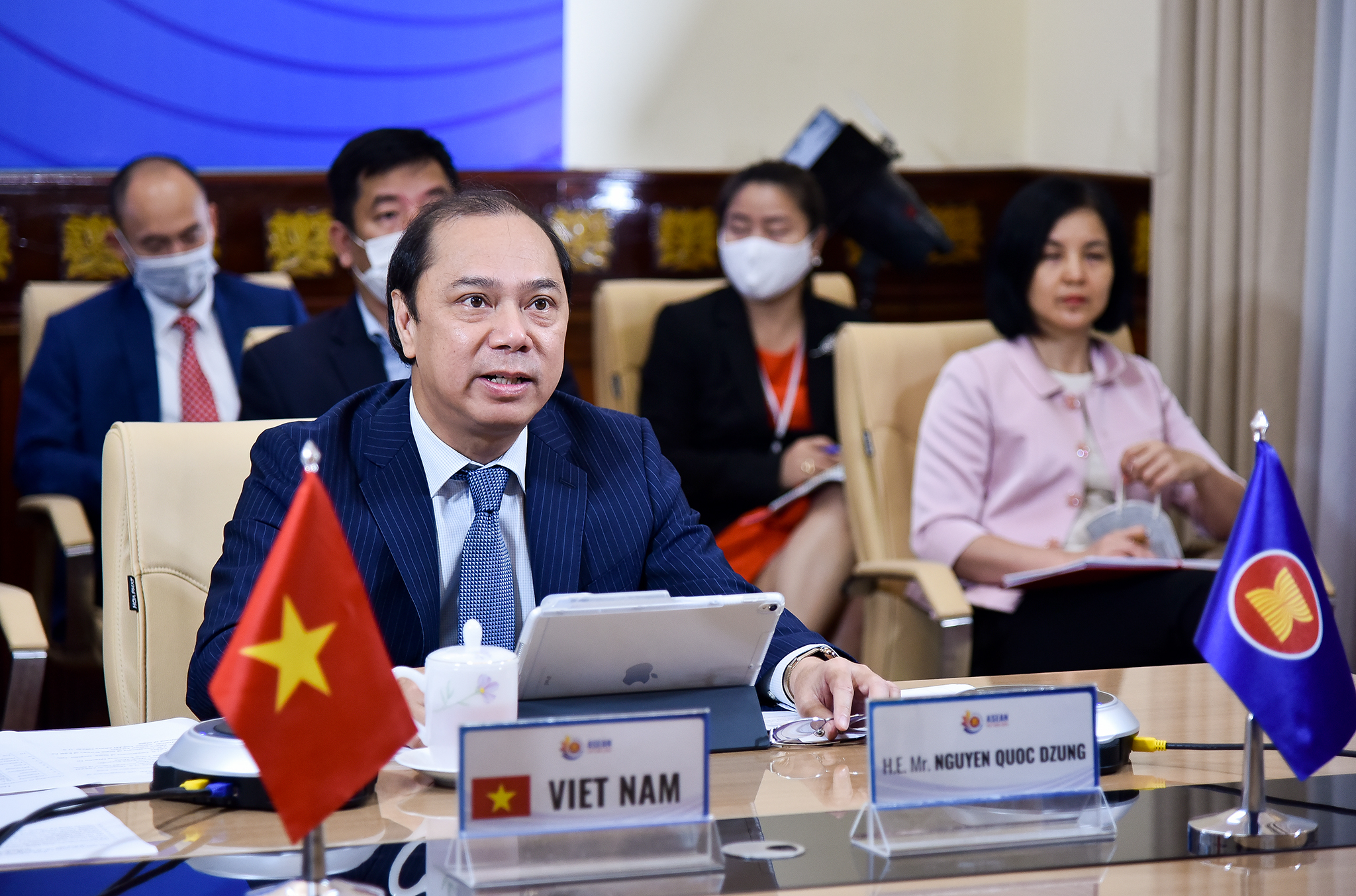 ASEAN và Mỹ cam kết hợp tác chặt chẽ, ứng phó hữu hiệu với dịch COVID-19