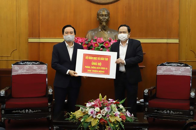 Thông tấn xã Việt Nam, Ban Tổ chức Trung ương ủng hộ công tác phòng, chống dịch COVID-19