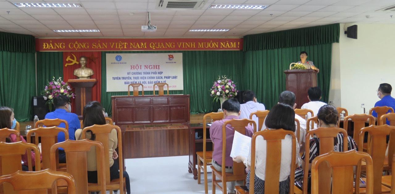 Tỉnh Đoàn Bắc Ninh phối hợp tuyên truyền BHXH