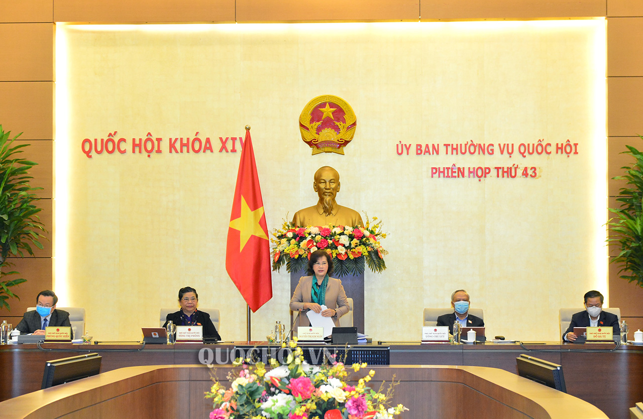 Dự kiến, chương trình Phiên họp thứ 44 của Ủy ban Thường vụ Quốc hội