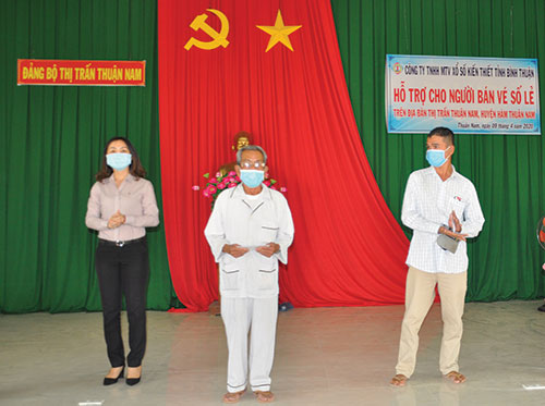 Bình Thuận hỗ trợ những người khó khăn do dịch COVID-19