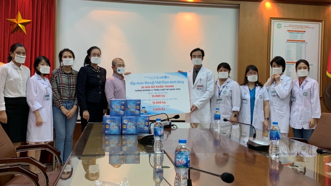 Karofi dành 10 tỷ đồng tham gia phòng, chống dịch bệnh, hạn mặn