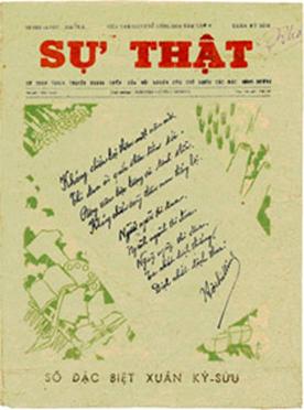 Thơ chúc tết Năm Kỷ Sửu 1949 của Chủ tịch Hồ Chí Minh