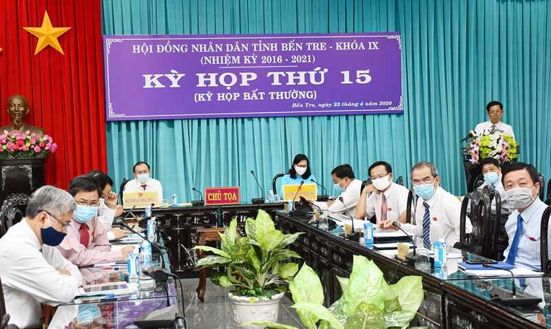 HĐND tỉnh Bến Tre miễn nhiễm một số chức danh