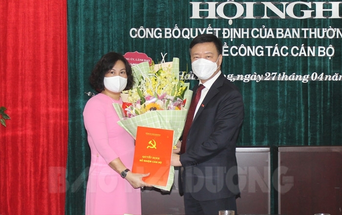 Hải Dương Ủy ban Kiểm tra Tỉnh ủy có Phó Chủ nhiệm mới