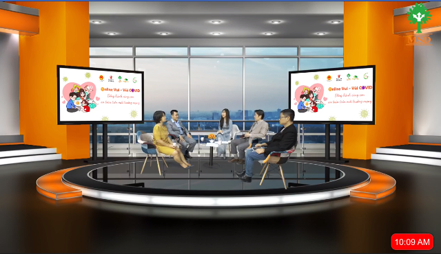 Trò chuyện trực tuyến “Online vui – Vùi COVID”