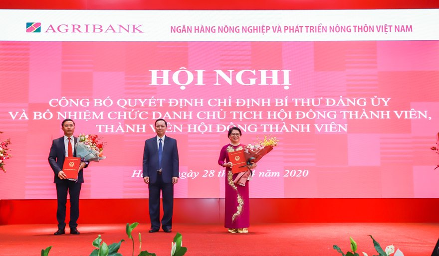 Chánh Văn phòng Ngân hàng Nhà nước Việt Nam giữ chức Bí thư Đảng ủy, Chủ tịch Hội đồng Thành viên Agribank